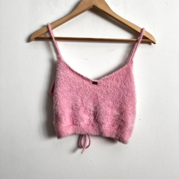 Love and Lemons x victoria secret fuzzy crop top - Picture 5 of 5